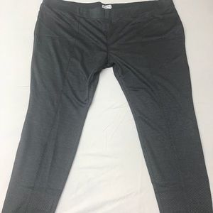 Herringbone pull-on trousers